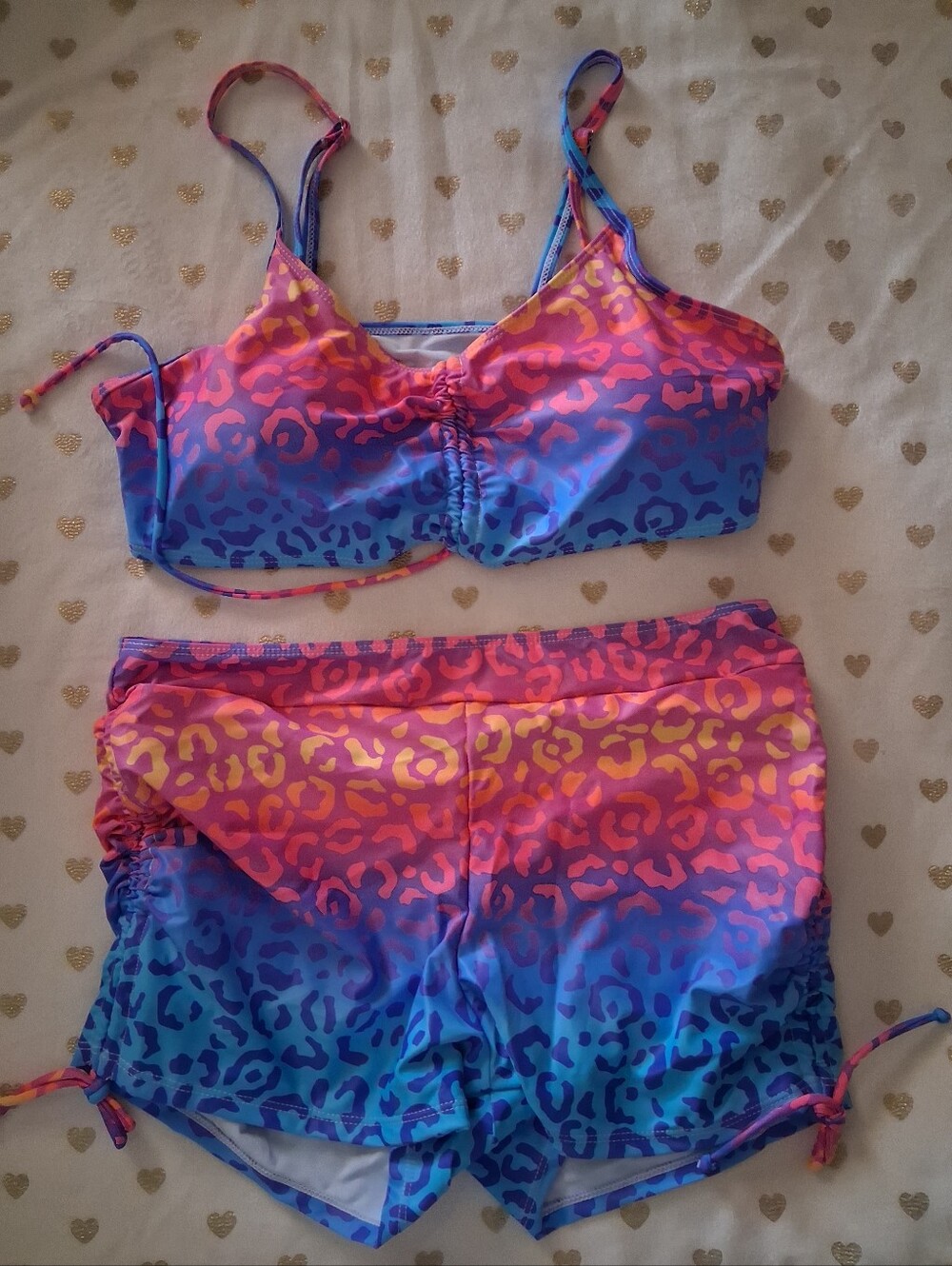 🎉S-HP🎉 *NIP* 🔥3/$70 Womens 2pc. Leopard Print Swimsuit - Picture 6 of 9